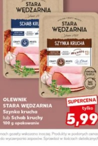 Olewnik Stara Wędzarnia Szynka krucha lub Schab kruchy