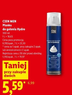 Cien Men Pianka do golenia Hydro