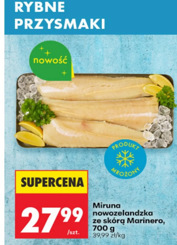 Miruna nowozelandzka ze skórą Marinero