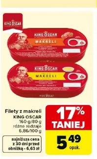Filety z makreli KING OSCAR