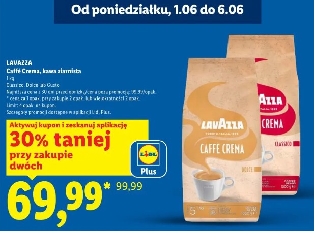 Lavazza kawa ziarnista