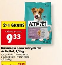 Karma dla psów małych ras Activ Pet, 1,5 kg