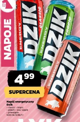 Napój energetyczny Dzik