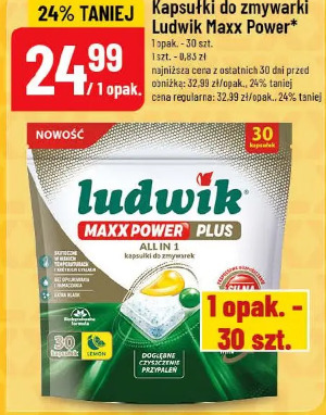 Kapsułki do zmywarki Ludwik Maxx Power