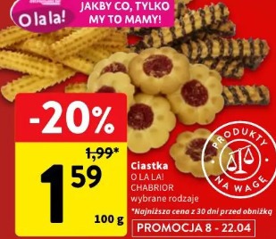 Ciastka O La La! Chabrior