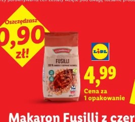 Combino makaron fusilli z czerwonej soczewicy