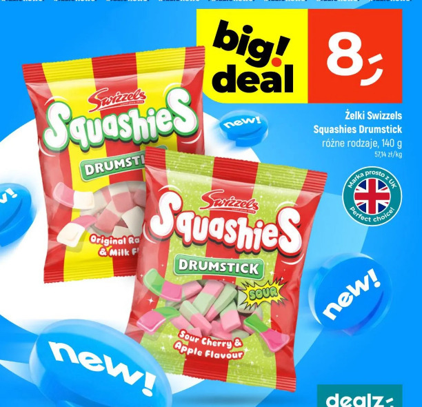 Swizzels Squashies Drumstick żelki