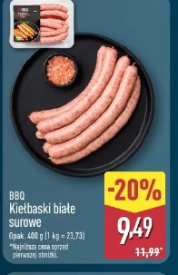 Kiełbaski białe surowe BBQ