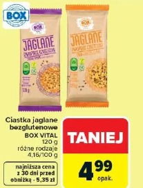Ciastka jaglane bezglutenowe BOX VITAL