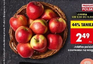 Jabłko polskie czerwone
