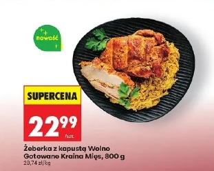 Żeberka z kapustą Wolno Gotowane Kraina Mięs