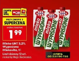 Mleko UHT 3,2% Wypasione Mlekovita