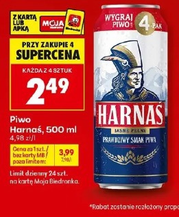 Piwo Harnaś, 500 ml