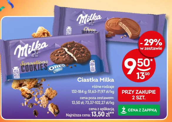 Ciastka Milka