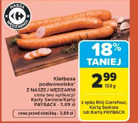 Kiełbasa podwawelska z Naszej Wędzarni