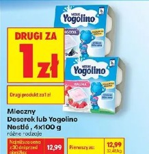 Mleczny Deserek lub Yogolino Nestlé