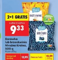 Borówka lub brzoskwinia Mroźna Kraina