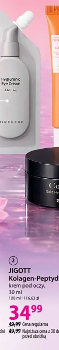 JIGOTT Kolagen-Peptyd krem pod oczy