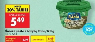 Świeże pesto z bazylią Rana