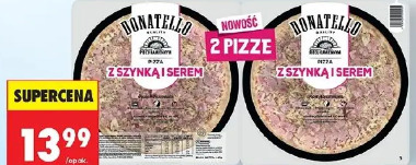 Pizza z szynką i serem Donatello