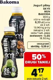 Skyr men jogurt pitny Bakoma
