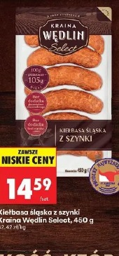 Kiełbasa śląska z szynki Kraina Wędlin Select