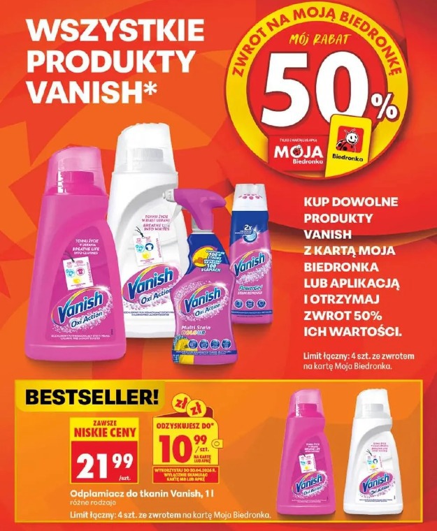 Wszystkie produkty Vanish