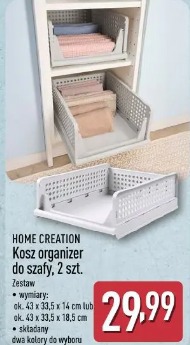 Home Creation Kosz organizer do szafy, 2 szt.