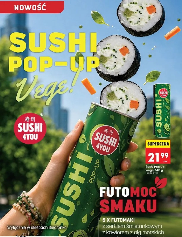 Sushi Pop Up vege Sushi 4You