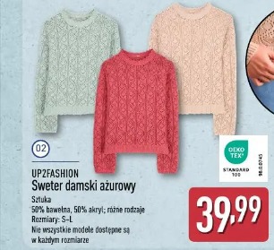 Up2fashion Sweter damski ażurowy