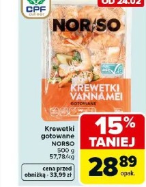 Krewetki gotowane Norso