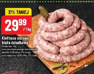 Kiełbasa surowa biała dziadkowa Prosiaczek