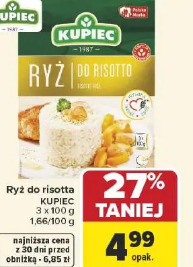 Ryż do risotto KUPIEC