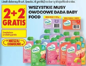 Wszystkie musy owocowe Dada Baby Food