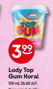 Lody Top Gum Koral
