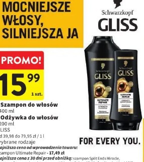 Gliss szampon do włosów lub odżywka do włosów