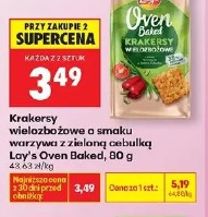 Krakersy wielozbożowe o smaku warzywa z zieloną cebulką Lay’s Oven Baked