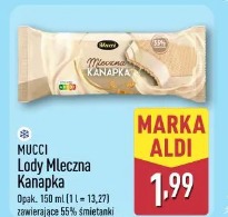 Mucci Lody Mleczna Kanapka