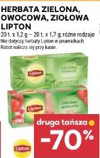 Herbata zielona, owocowa, ziołowa Lipton