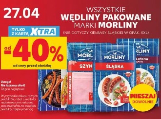 Wszystkie wędliny pakowane marki Morliny