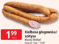 Kiełbasa głogowska/sołtysa Maciej Wróbel