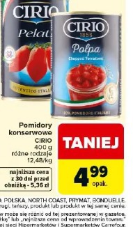 Pomidory konserwowe CIRIO