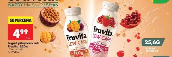 Jogurt pitny low carb Fruvita