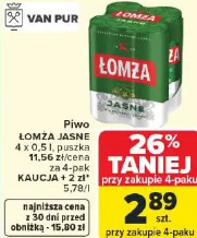 Łomża Jasne piwo