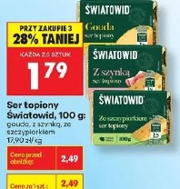 Ser topiony Światowid Gouda z szynką