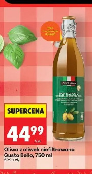 Oliwa z oliwek niefiltrowana Gusto Bello