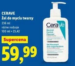 Cerave Żel do mycia twarzy