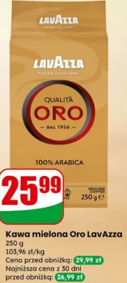 Kawa mielona Oro LavAzza