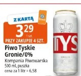 Piwo Tyskie Gronie/0% Kompania Piwowarska