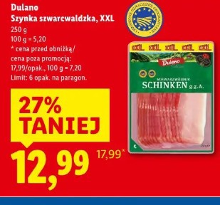 Dulano, Szynka szwarcwaldzka, XXL